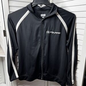 Polaris Black Track Jacket Ladies‎ S Augusta Sportswear Zip Up Embroidered Logo